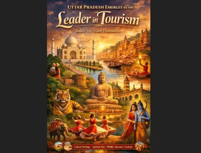 Uttar Pradesh tourism, Nav Nirman 9 years, UP tourism growth, Mahakumbh 2025, Ayodhya tourism, Yogi Adityanath tourism policy